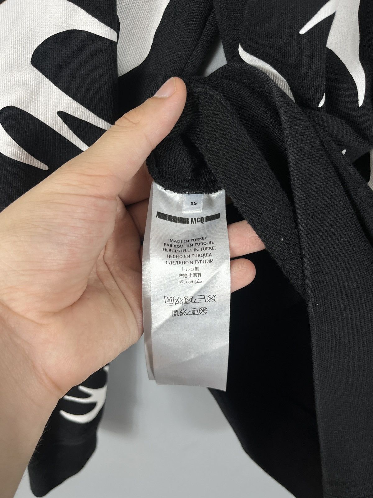 Alexander McQueen MCQ Alexander McQueen Authentic Men Sweatshirt Black XS Size US XS / EU 42 / 0 - 6 Thumbnail