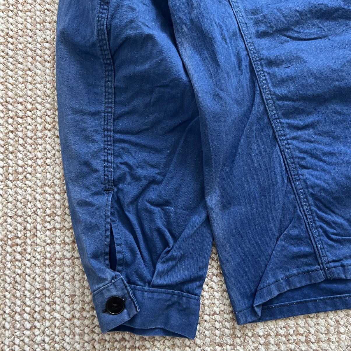 Le Laboureur German sun faded herringbone HBT work jacket Size US L / EU 52-54 / 3 - 10 Thumbnail