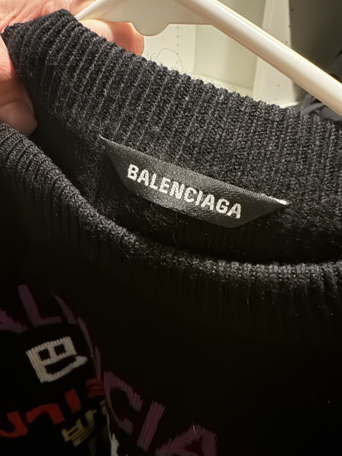 Balenciaga Pre-Owned Balenciaga Black Sweater Size US S / EU 44-46 / 1 - 2 Thumbnail