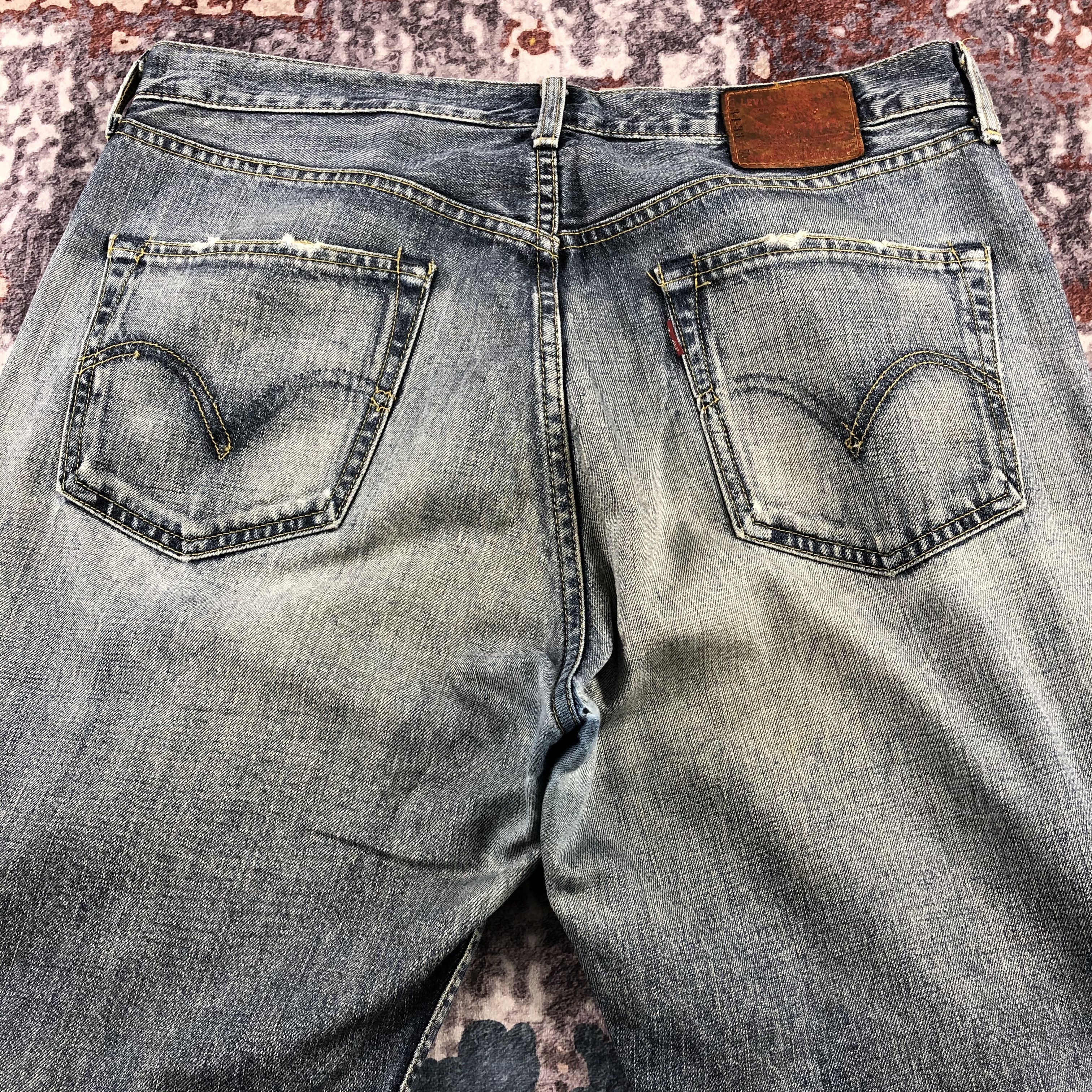 Levi's × Vintage 90s Vintage Blue Wash Levis 504 Jeans-JM2738 Size US 36 / EU 52 - 5 Thumbnail