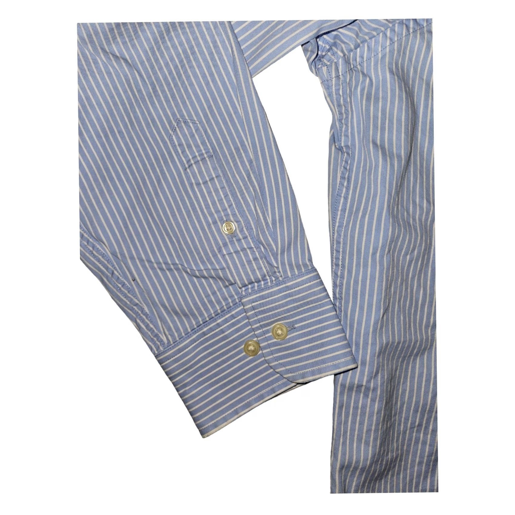 Banana Republic VINTAGE Banana Republic Button Shirt Long Sleeve Men's XL Blue Striped Casual Workwear Size US XL / EU 56 / 4 - 5 Thumbnail