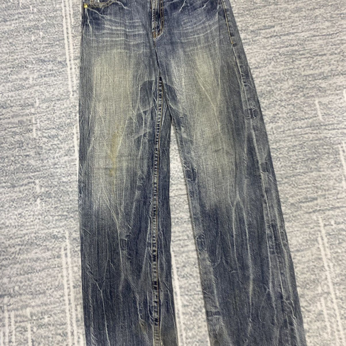 Japanese Brand × Vintage Sick☠️ Oririn Acid Wash Jeans Punk 90s Size US 30 / EU 46 - 4 Thumbnail