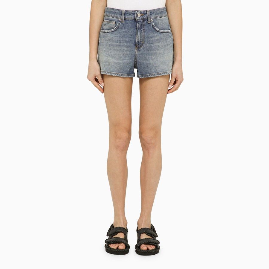 image of Department 5 O1D2Blof0224 Blue Denim Shorts In Blue, Women's (Size 26)