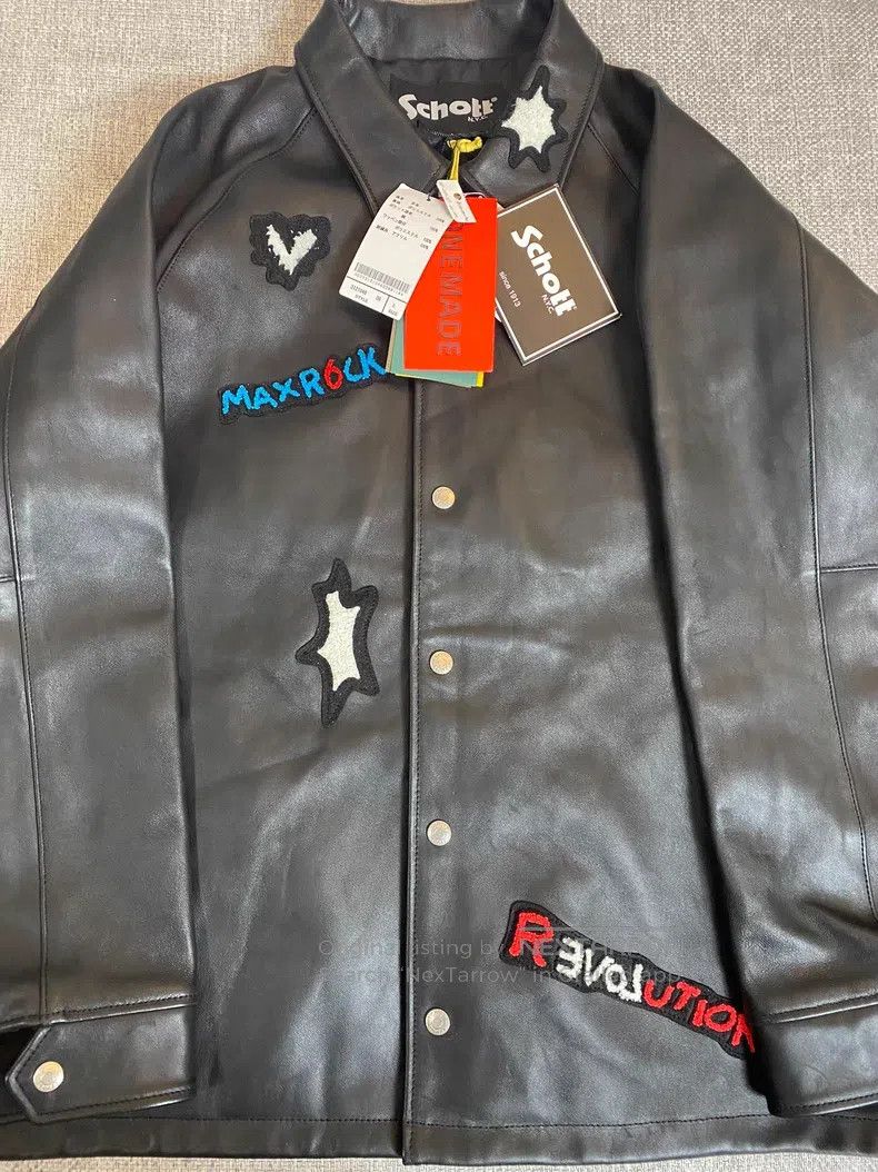 Schott Schott Black sheepskin Schott coat Size US L / EU 52-54 / 3 - 1 Thumbnail