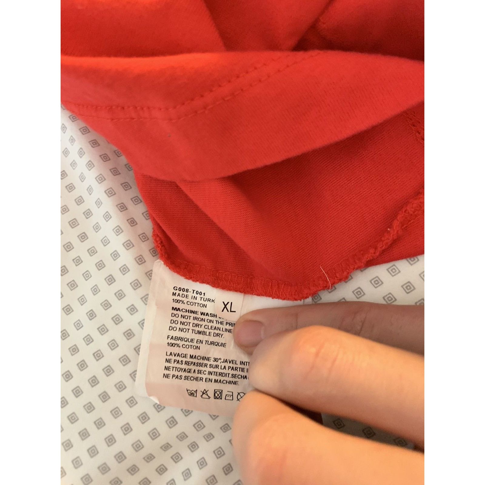 Gosha Rubchinskiy Gosha Rubchinskiy flag Tee SS/16 Red Size US XL / EU 56 / 4 - 4 Thumbnail