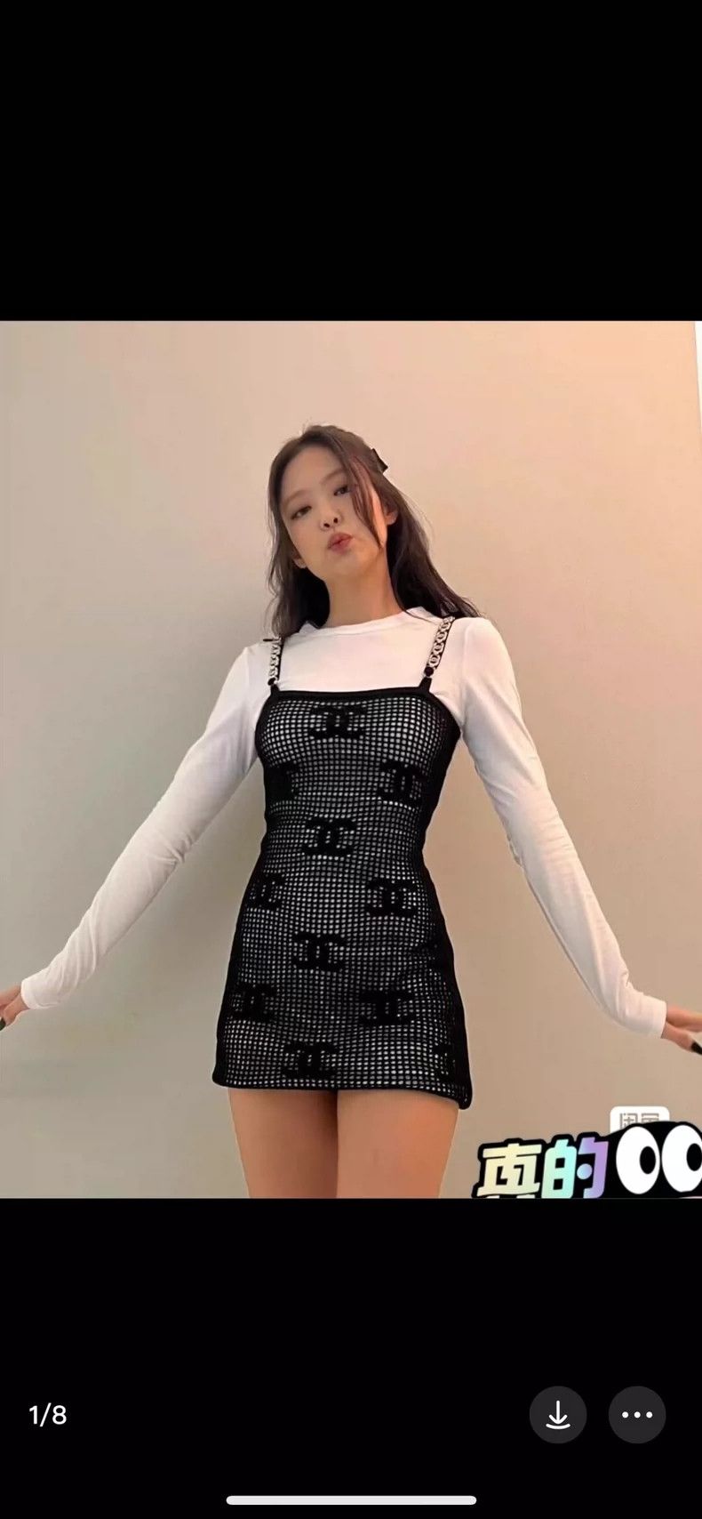 Chanel Chanel 22 black and white stitching dress Size M / US 6-8 / IT 42-44 - 6 Thumbnail