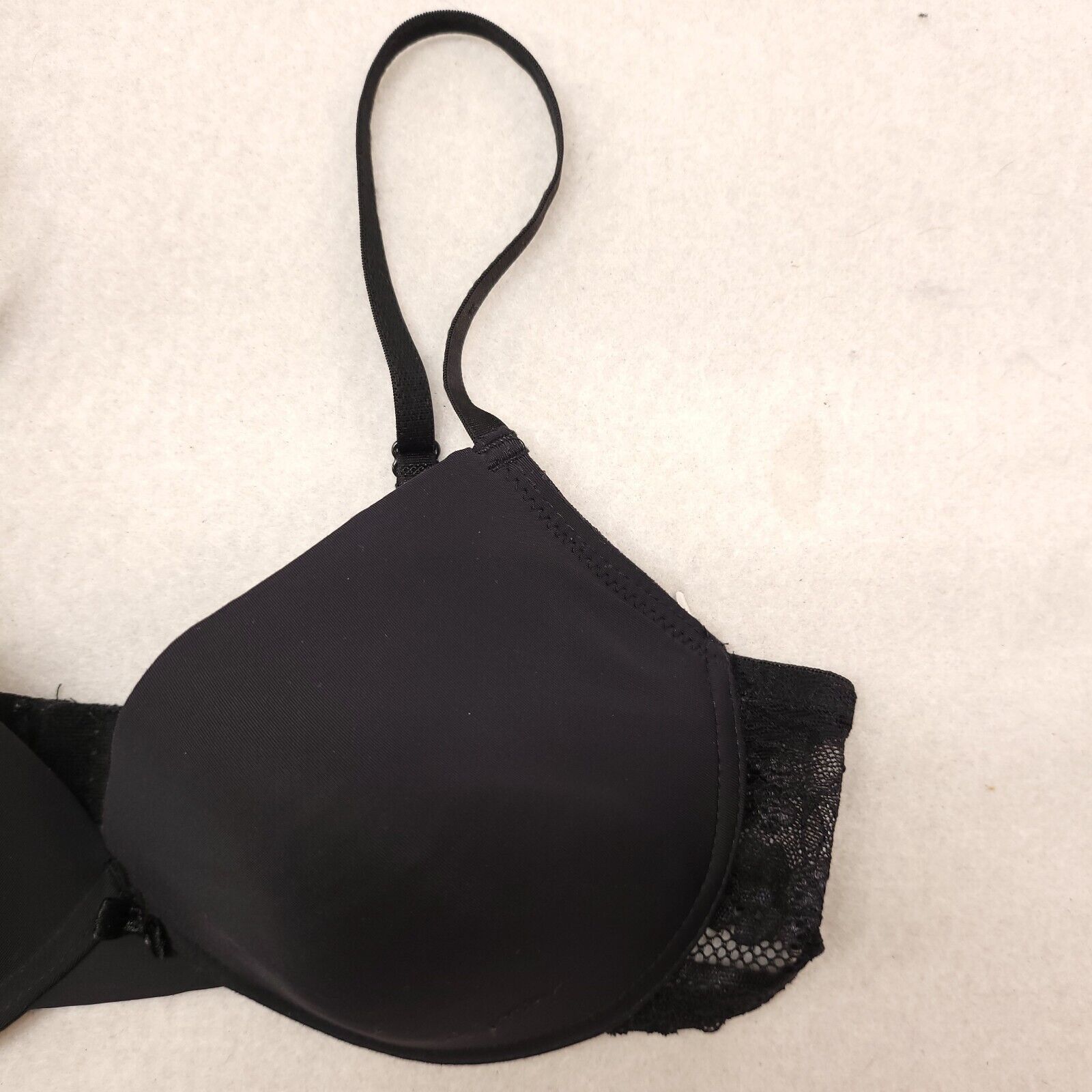 Izod IZOD Pandex Non-Padded Underwire Bra Womens Size 36C Black Size ONE SIZE - 2 Thumbnail