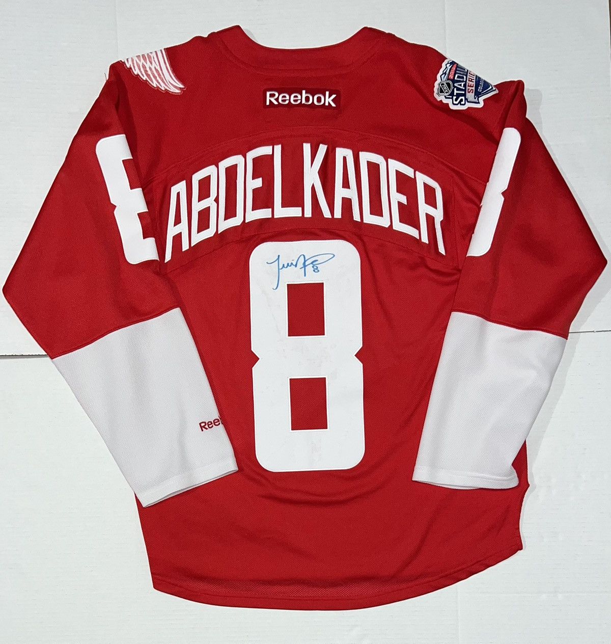 NHL Signed Abdelkader Detroit Red Wings Stadium Series Jersey Size US M / EU 48-50 / 2 - 2 Thumbnail