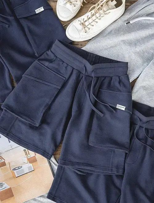 Japanese Brand × Jean 20SS Indigo Union Japan Navy Big Pocket Shorts Size US 32 / EU 48 - 4 Thumbnail