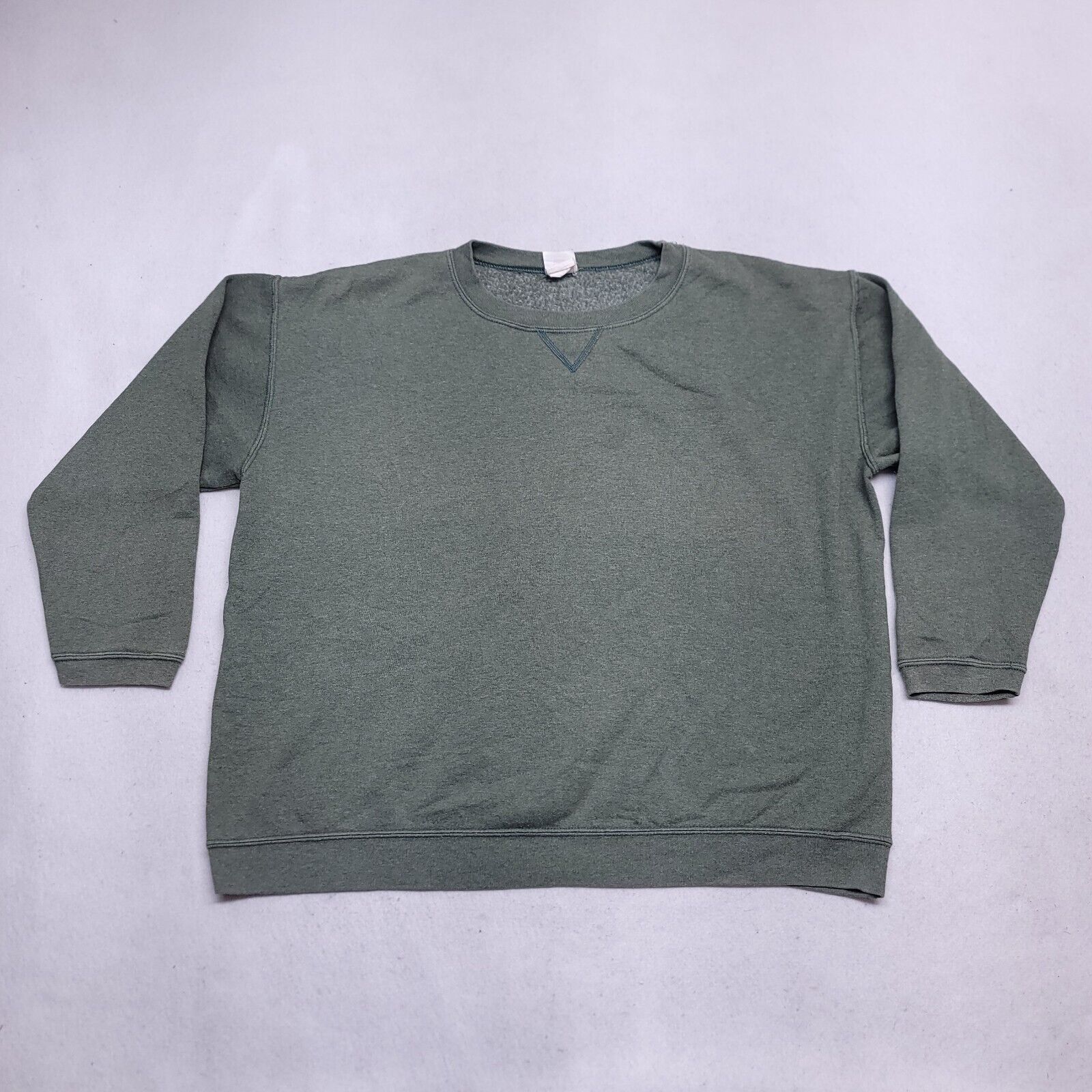 Hanes Hanes Casual Cotton Pullover Sweatshirt Womens Size L Green Size L / US 10 / IT 46 - 2 Thumbnail