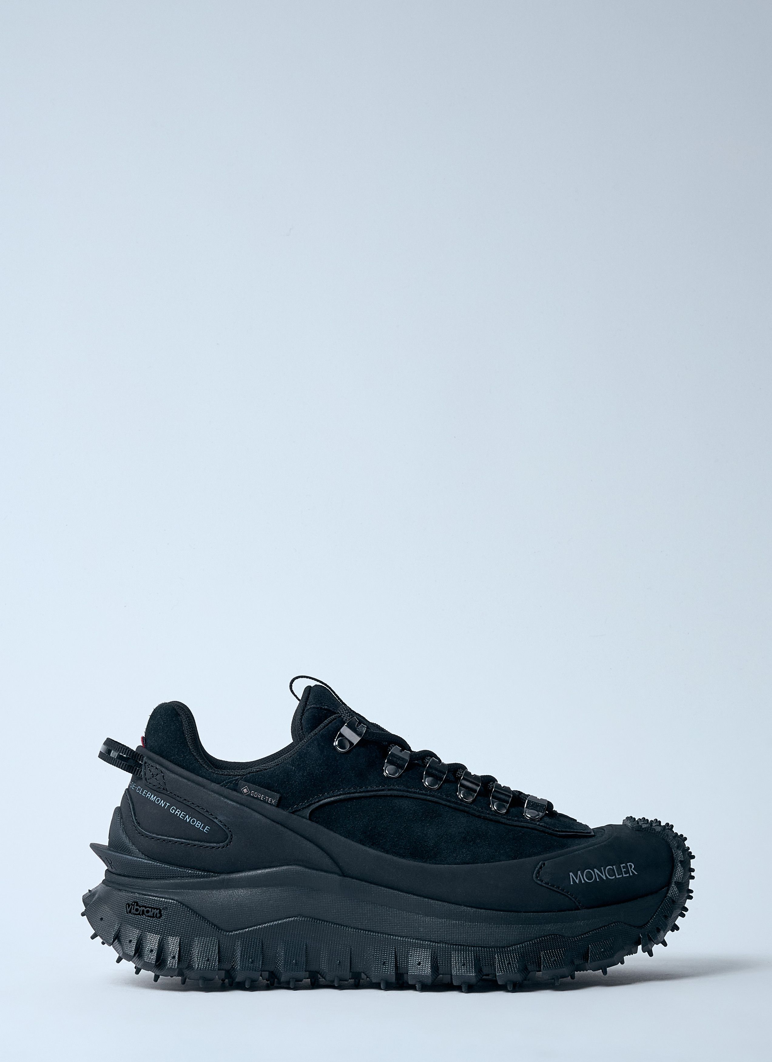 Moncler MONCLER 'Trailgrip Gtx' Silver Leather Blend