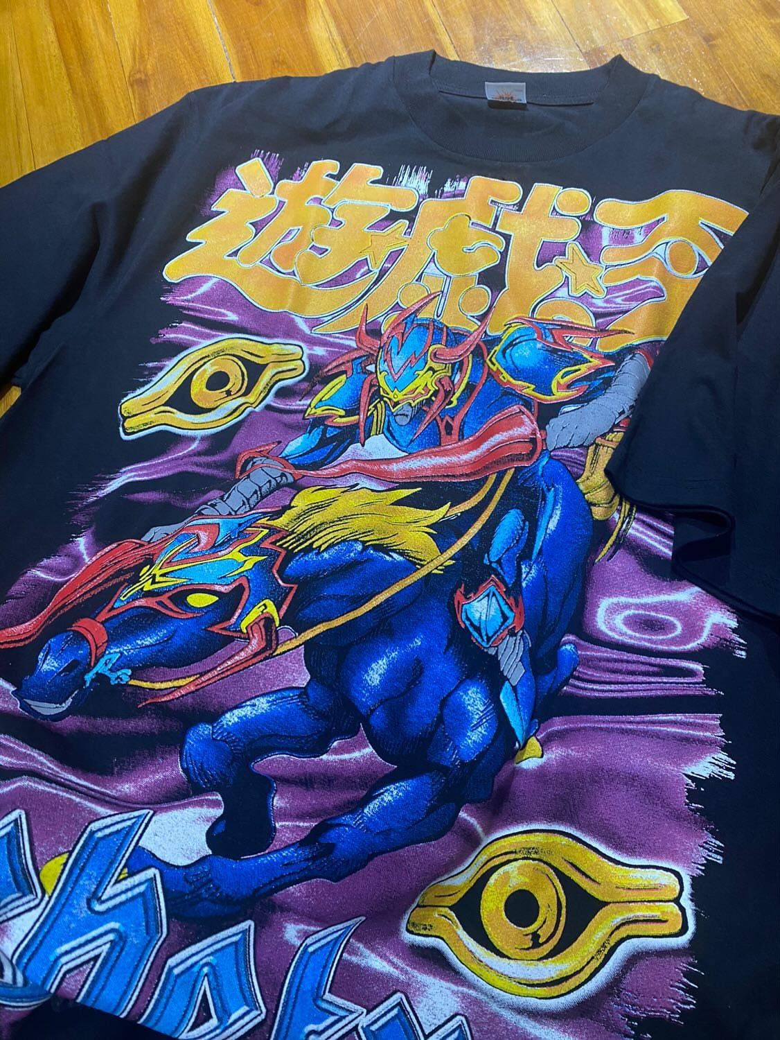 Japanese Brand × Vintage SUPER RARE Anime Yugioh Gaia The Fierce Knight X Dark Energy Size US XL / EU 56 / 4 - 1 Thumbnail