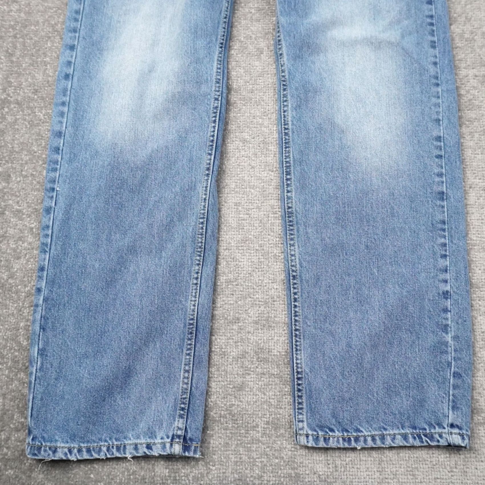 Levi's Levi's 505 Straight Leg Mens 36x32 Medium Wash Blue Denim Jeans Size US 36 / EU 52 - 6 Thumbnail
