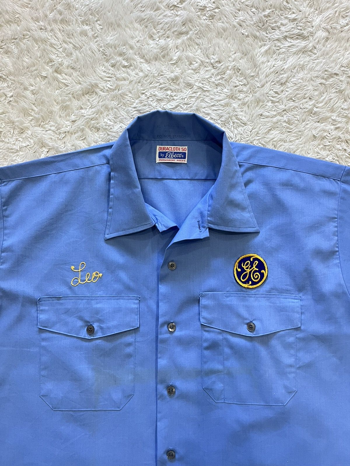 Vintage vintage 1960's duracloth by elbeco work shirt Size US XL / EU 56 / 4 - 3 Thumbnail
