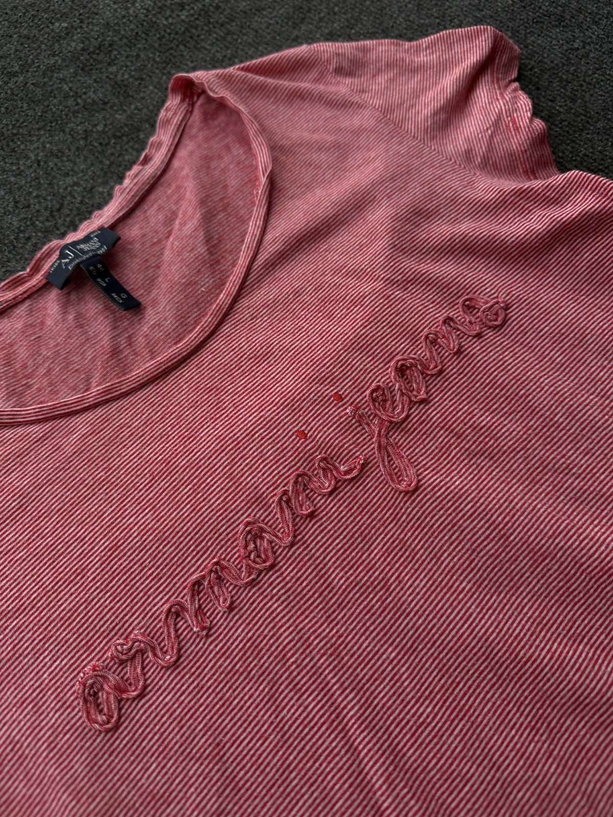 Armani 🚨AVANT GARDE ARMANI 90s RARE longsleeve BIG LOGO Y2K LUXURY Size L / US 10 / IT 46 - 5 Thumbnail