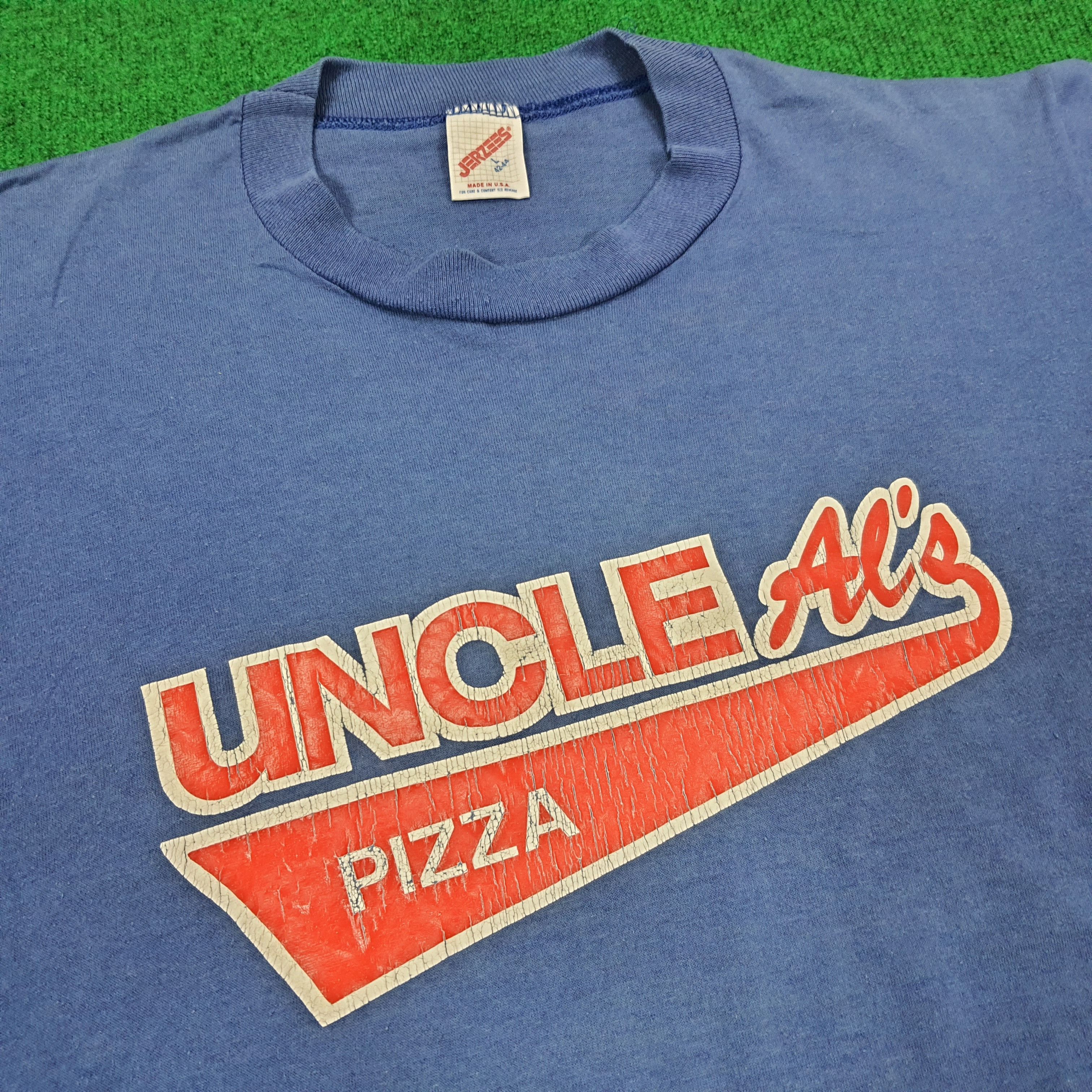 Vintage Vintage Uncle Al's Pizza USA T-shirt Size US M / EU 48-50 / 2 - 2 Thumbnail