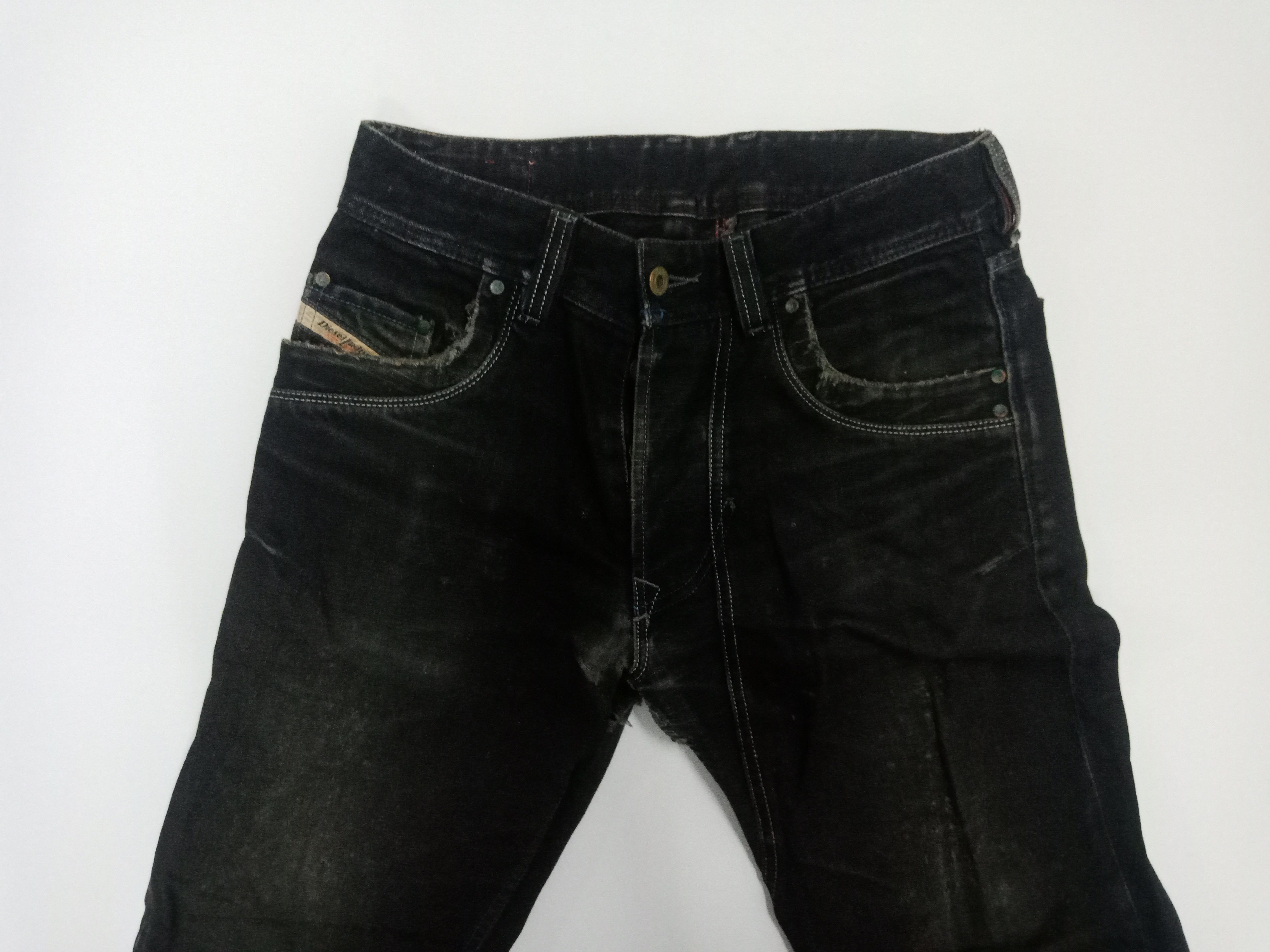 Diesel Diesel Ripped Mud Black Romania #P1 Size US 31 - 5 Thumbnail