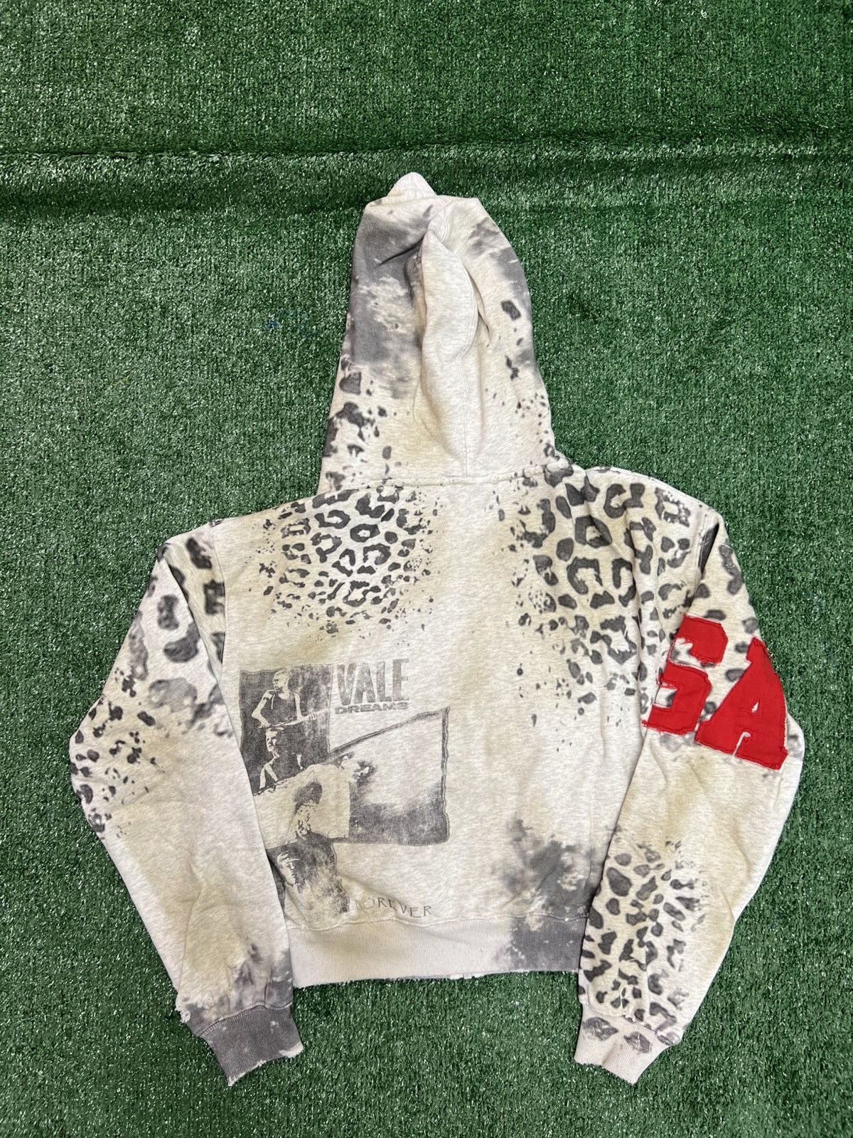 Vale Vale Cheetah Zip Up Hoodie Grey Size US L / EU 52-54 / 3 - 2 Thumbnail