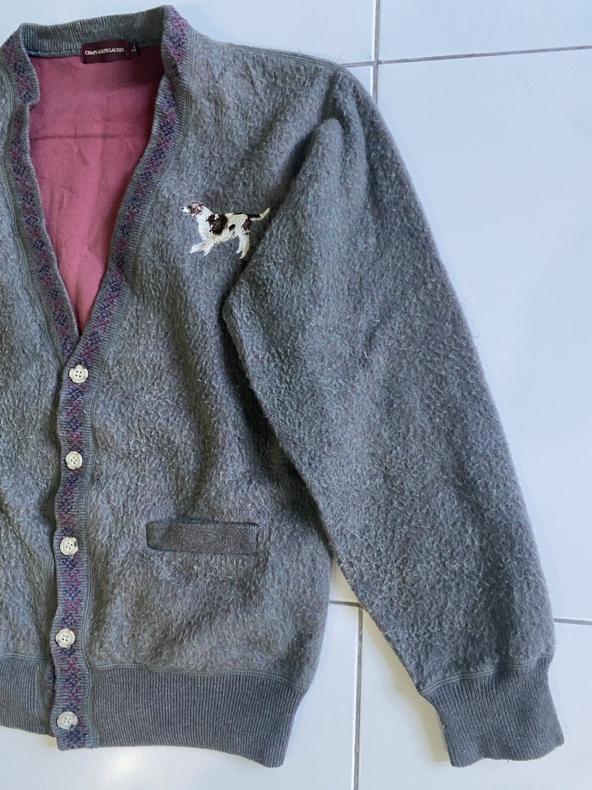 Chaps × Ralph Lauren Vintage Chaps by Ralph lauren cardigan dogs Size US L / EU 52-54 / 3 - 3 Thumbnail