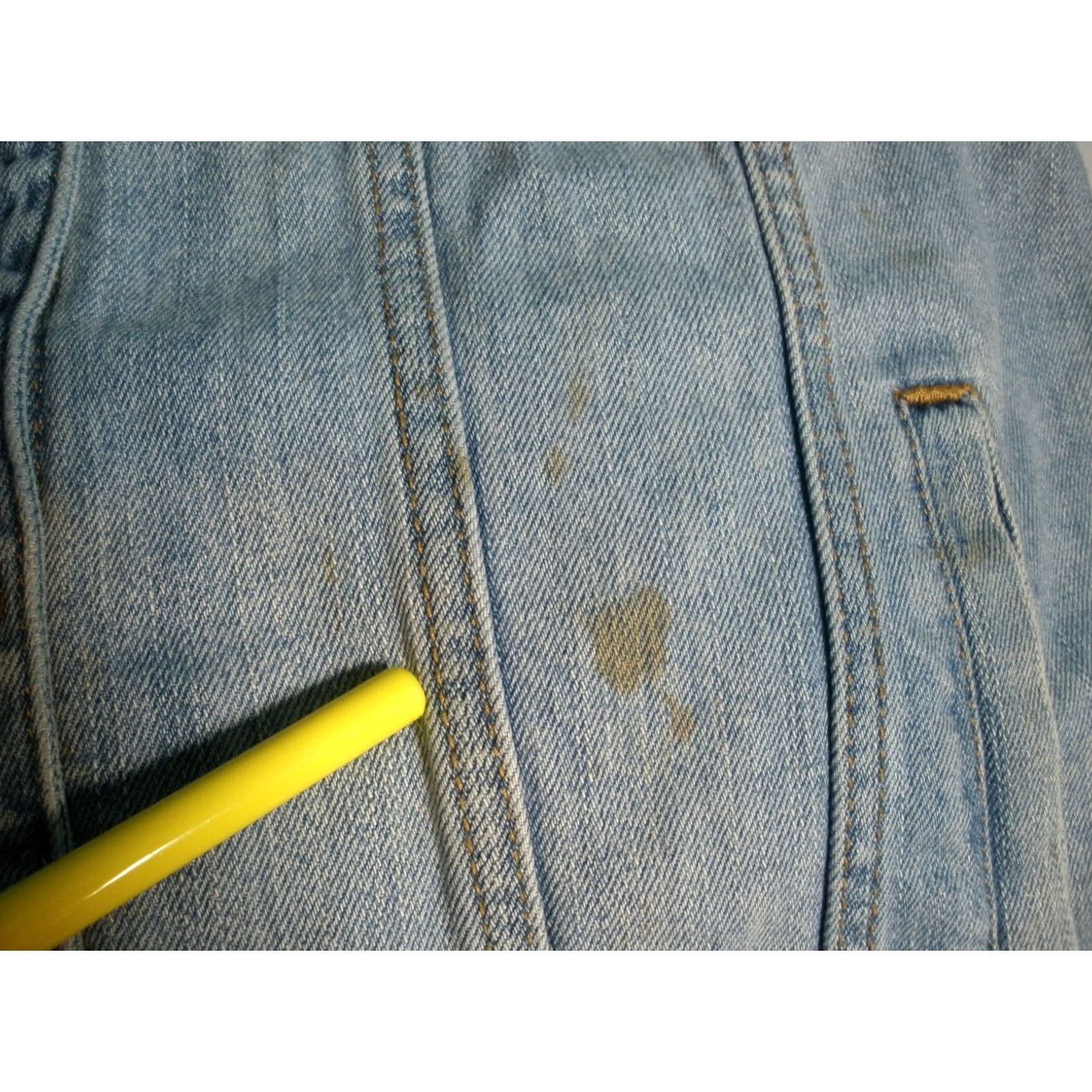 Market Melrose And Market Women's Medium Denim Blue Jean Vest Button Up VTG Vest 90s Classic Denim Sleeveless Casual Workwear Pockets Collared Size 32" / US 10 / IT 46 - 4 Thumbnail