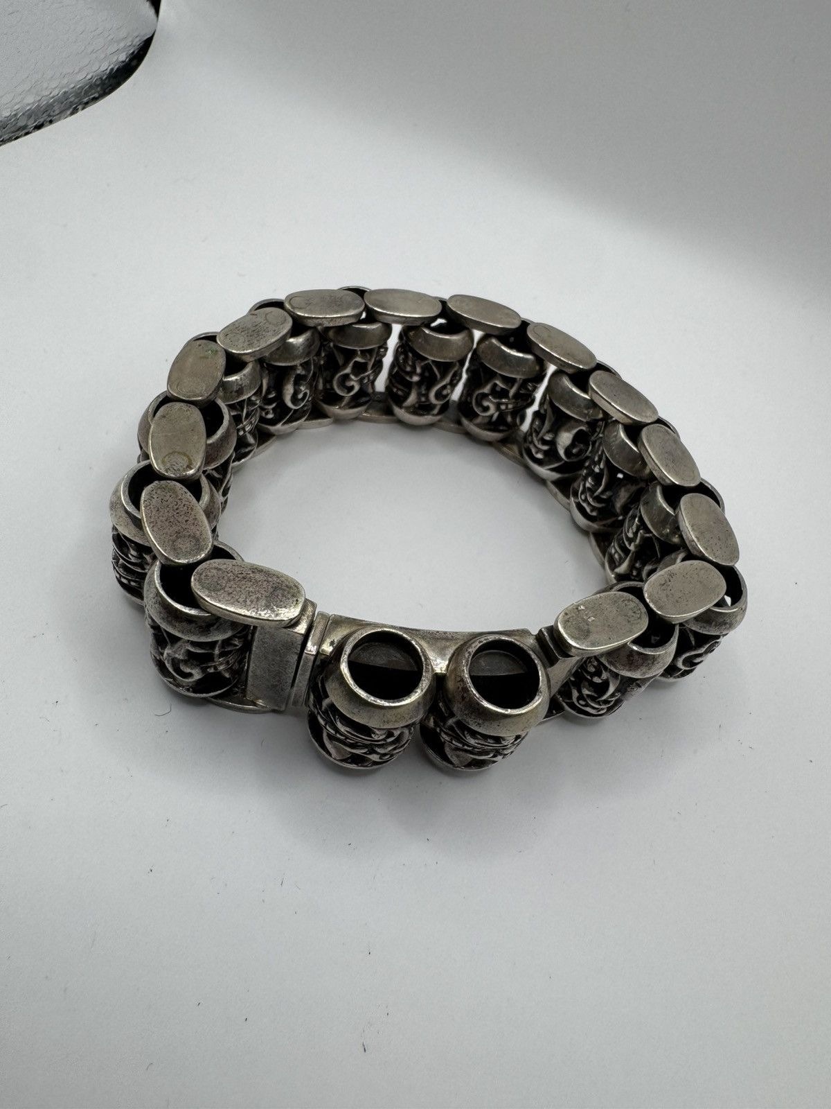Chrome Hearts Chrome Hearts Celtic Roller Sterling Bracelet (2000 Stamp) Size ONE SIZE - 6 Thumbnail