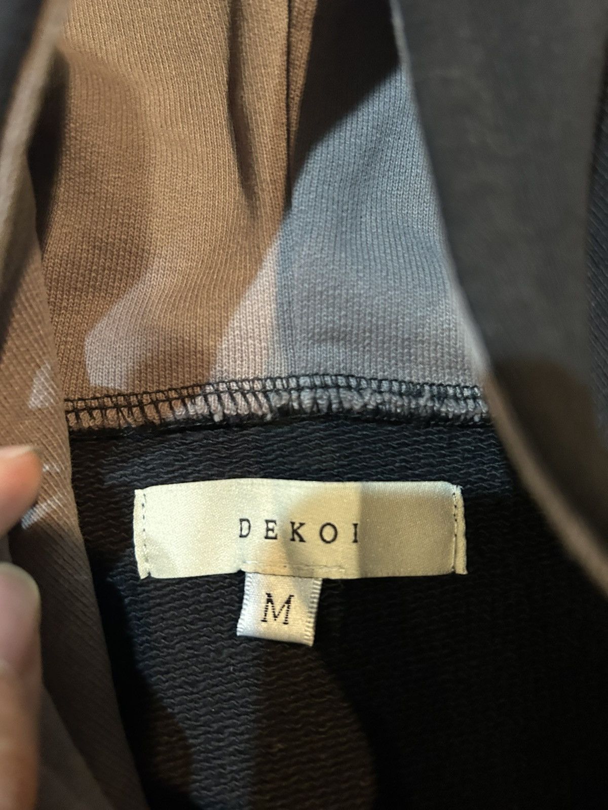 Other Black and grey dekoi hoodie streetwear Size US M / EU 48-50 / 2 - 5 Thumbnail