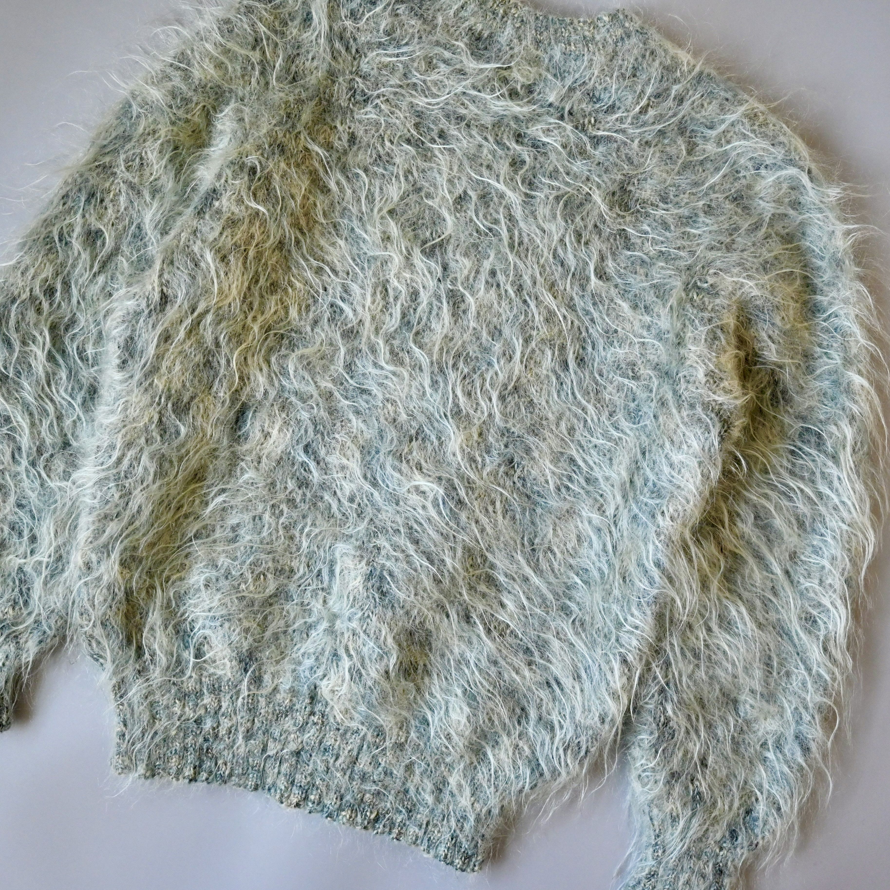 Vintage Super hairy, vintage 1990s Mohair-mix knit yeti sweater Size US S / EU 44-46 / 1 - 10 Thumbnail