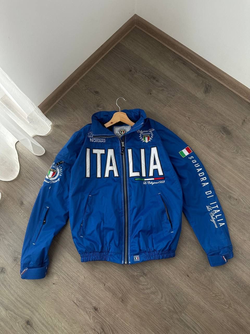 Japanese Brand × Polo Ralph Lauren × Vintage Vintage Polo Ralph Lauren Style ITALIA 10 Blue Jacket Size US M / EU 48-50 / 2 - 3 Thumbnail