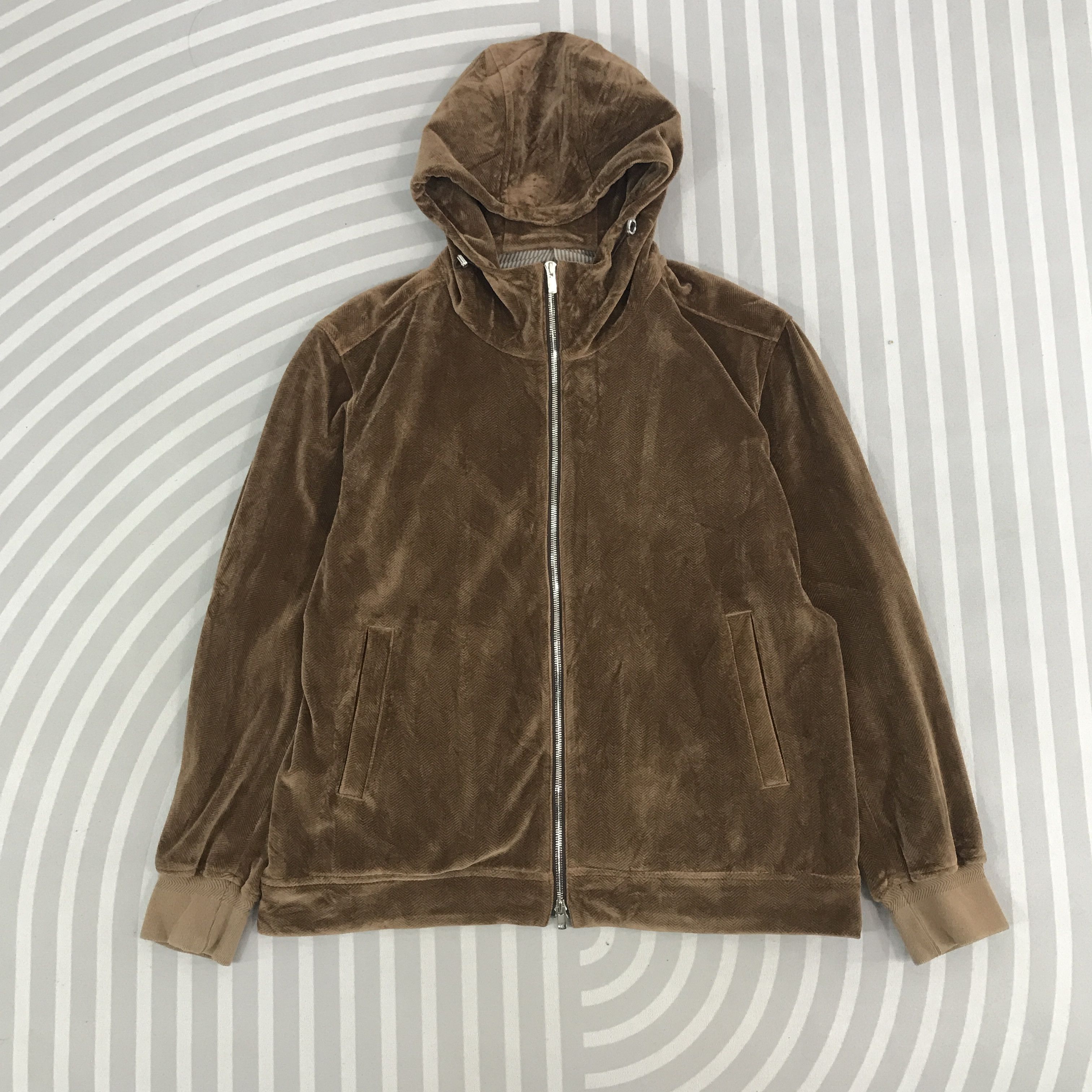 BIGI × Japanese Brand × Vintage Men's Bigi Brown hoodie zipper Jacket Size US XL / EU 56 / 4 - 1 Thumbnail
