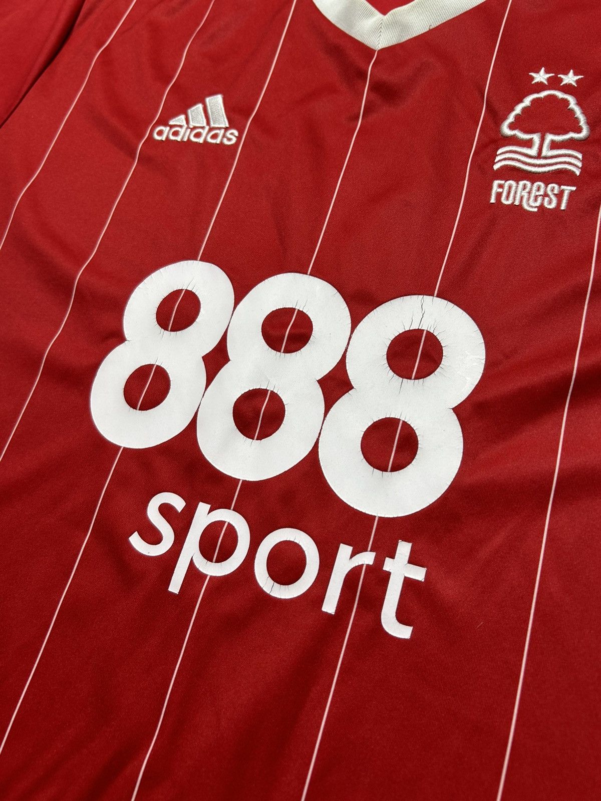 Adidas Nottingham Forest 2017-18 #19 ZANA Home Soccer Jersey XL Size US XL / EU 56 / 4 - 6 Thumbnail
