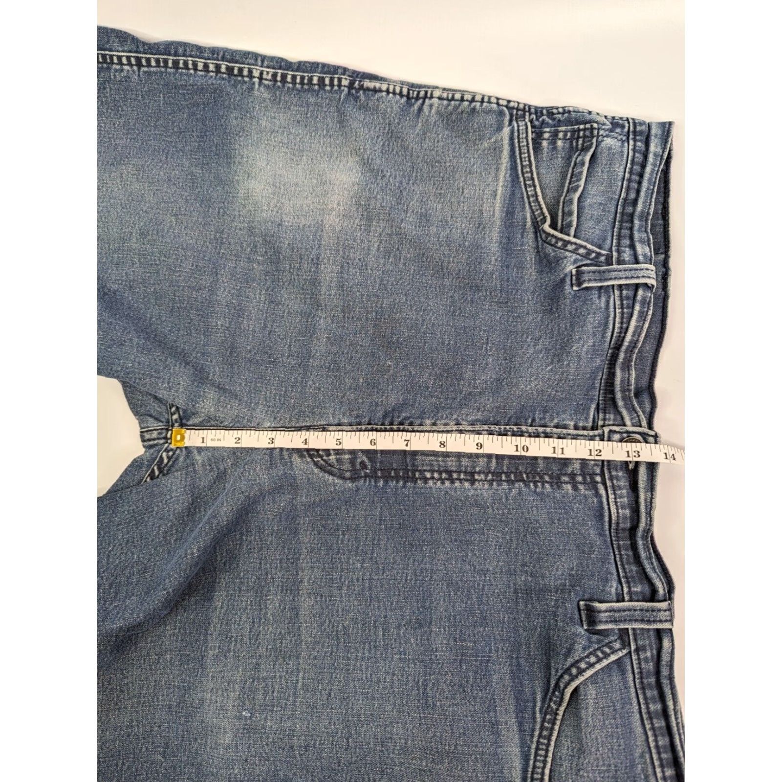Levi's Levi's 569 Blue Denim Jean Shorts Stretch Rugged Work Wear Skater Men's Size 42 Size US 42 / EU 58 - 4 Thumbnail