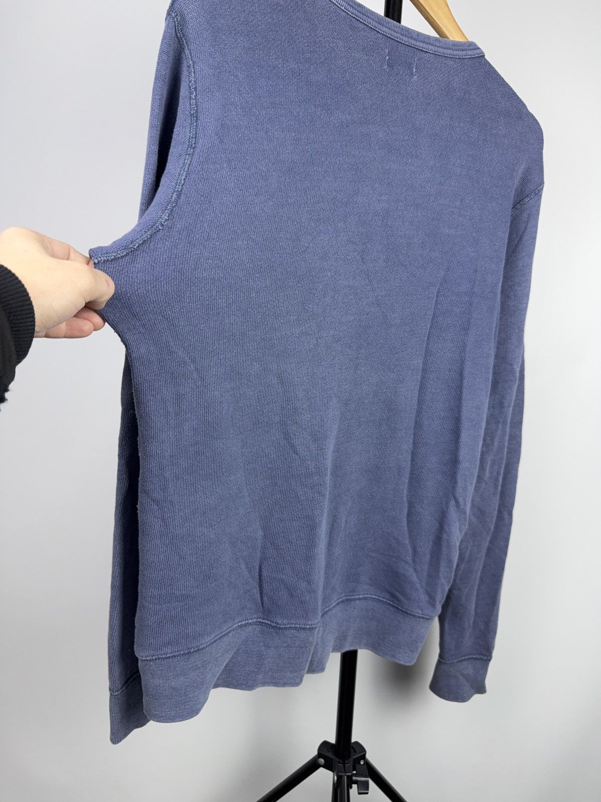 Denim & Supply Ralph Lauren Distressed Denim & Supply Ralph Lauren Faded Blue Sweatshirt Size US S / EU 44-46 / 1 - 14 Thumbnail