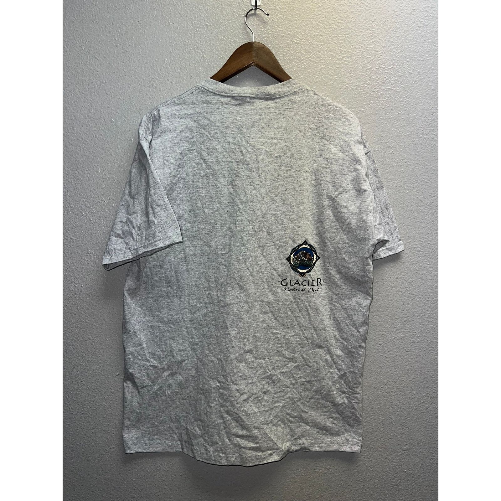 Jerzees Vintage Glacier National Park Shirt Gray Tee 90s Large Size US L / EU 52-54 / 3 - 6 Thumbnail