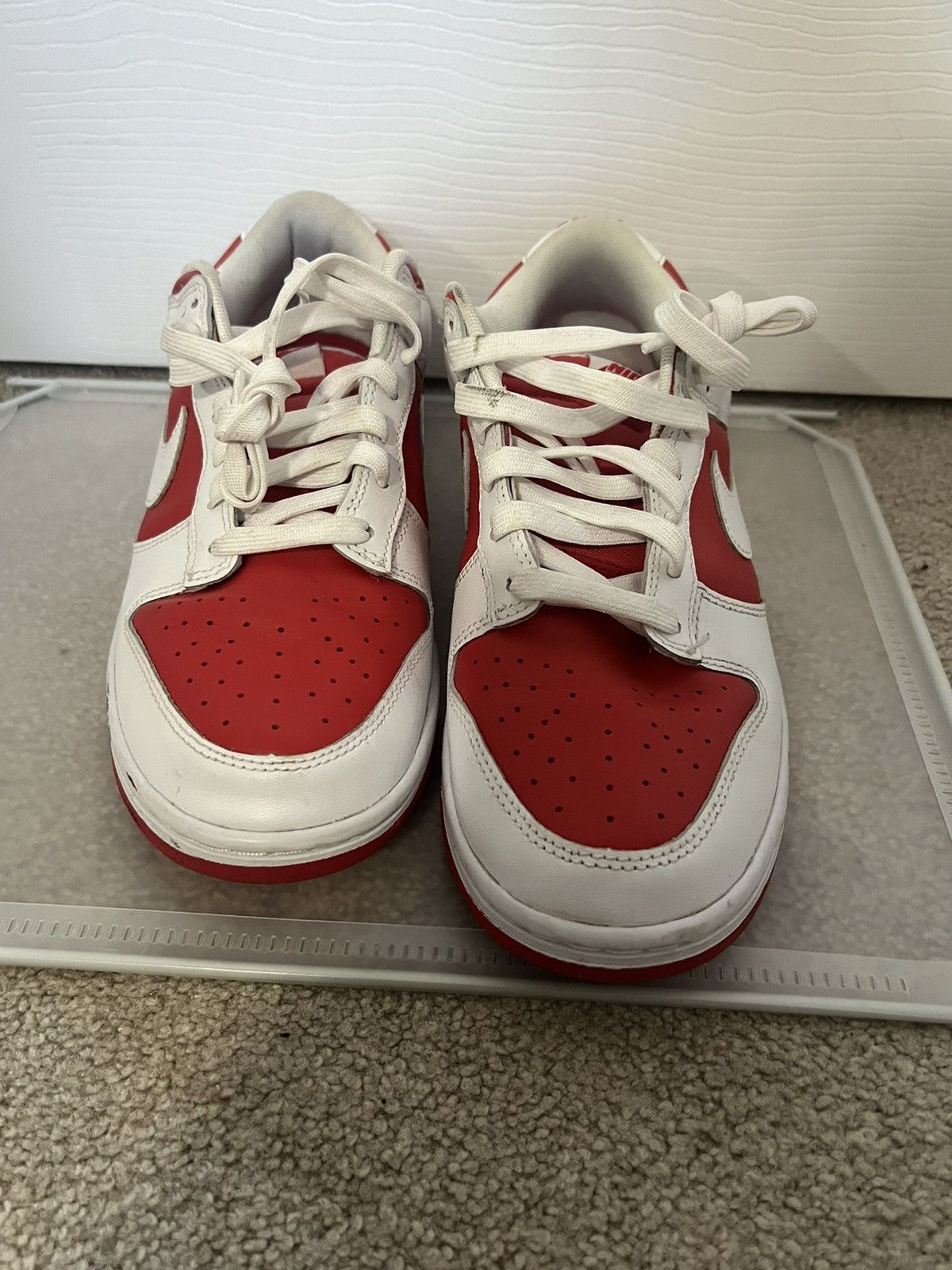 Nike × Other championship red dunks Size US 9.5 / EU 42-43 - 1 Thumbnail