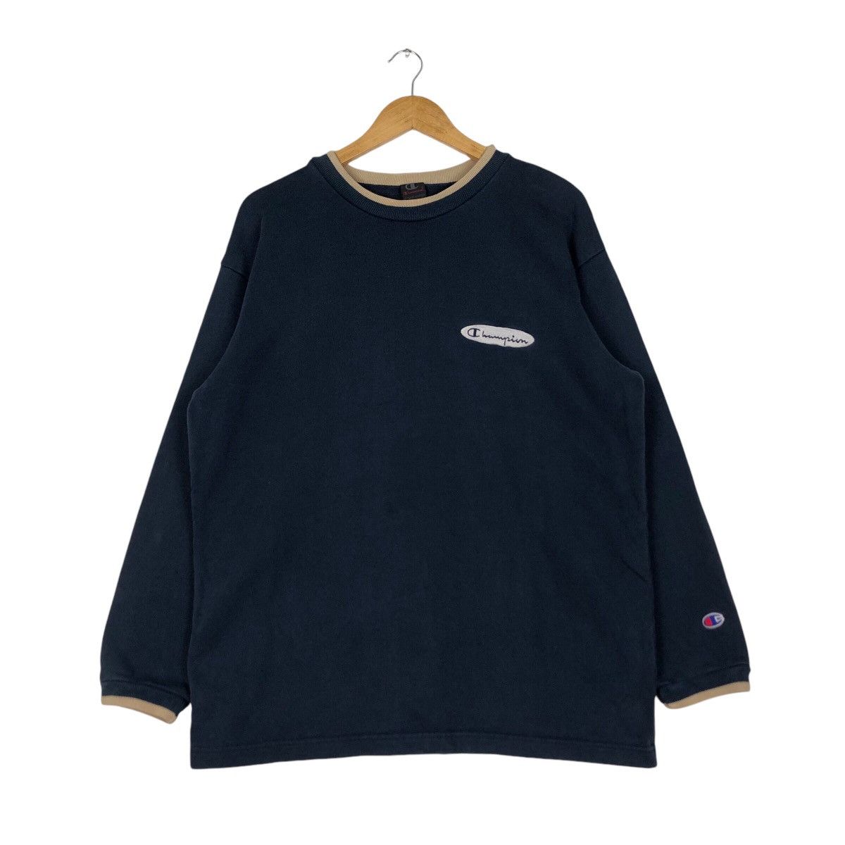 Champion × Vintage Vintage Champion Casual Sweatshirt Jumper 90s Medium Size US M / EU 48-50 / 2 - 1 Thumbnail
