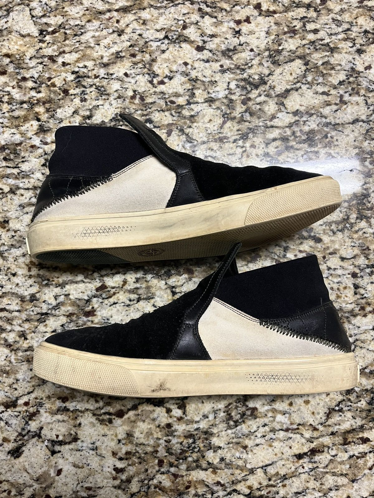 Stone Island Shadow Project FW16 slip on leather sneaker