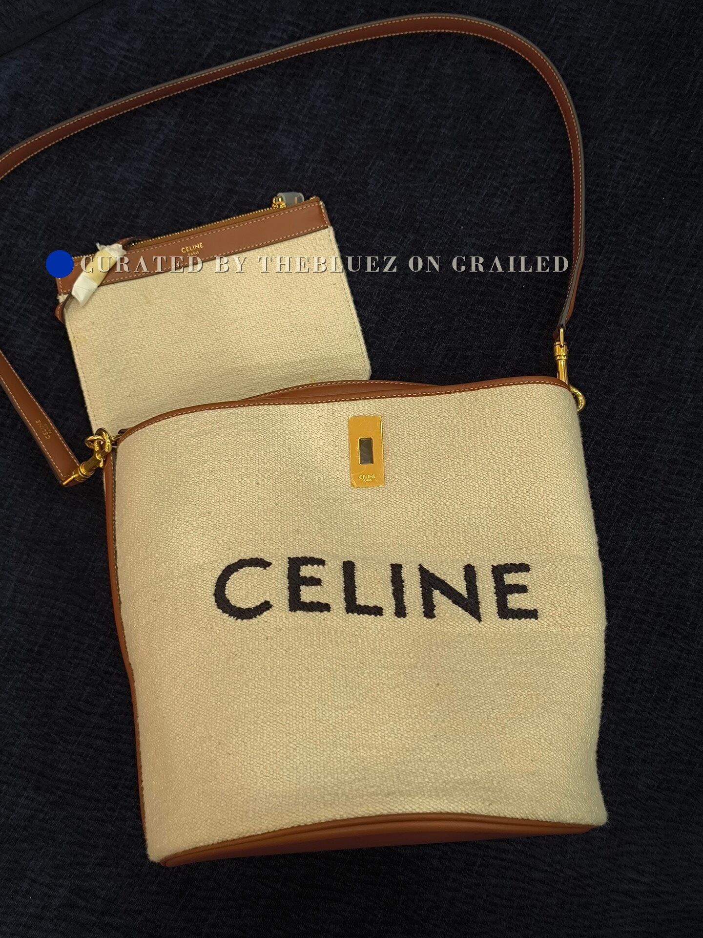 Celine CELINE Bucket Logo Detachable Strap Bag Size ONE SIZE - 1 Thumbnail