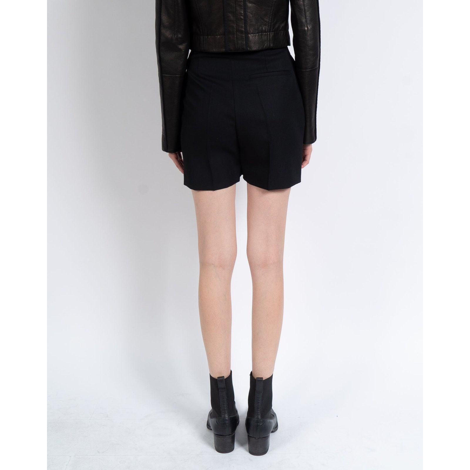 Haider Ackermann SS20 Black Shorts with White Taroni Waist Size 26" / US 2 / IT 38 - 3 Thumbnail