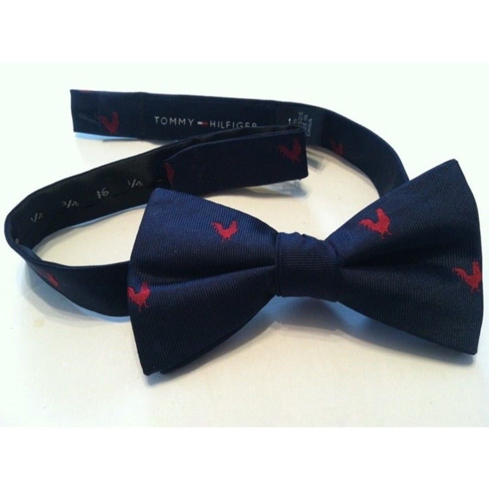 Tommy Hilfiger TOMMY HILFIGER MEN'S NEW 100%SILK BOW TIE Size ONE SIZE - 1 Thumbnail