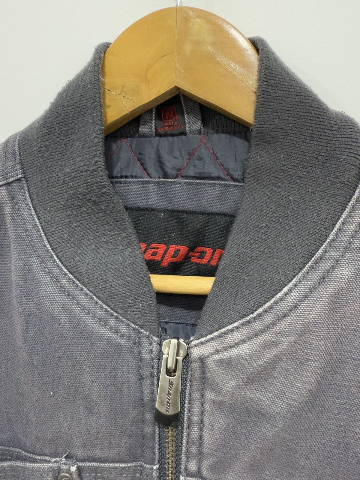 Vintage Natural Faded Snap On Detroid Jacket Size US M / EU 48-50 / 2 - 7 Thumbnail