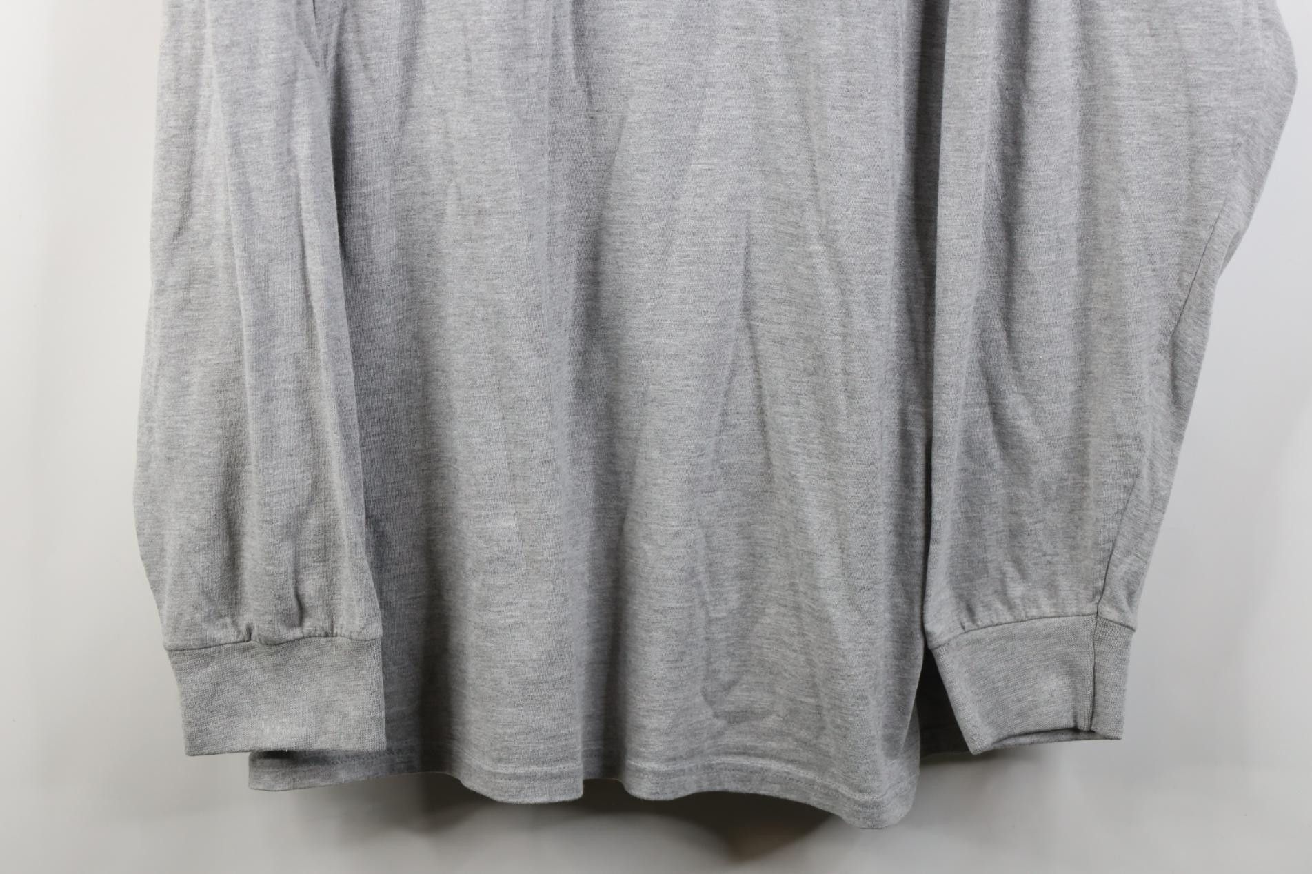 Vintage Vintage 90s Y2K Streetwear Heavyweight Long Sleeve T-Shirt Size US XXL / EU 58 / 5 - 3 Thumbnail