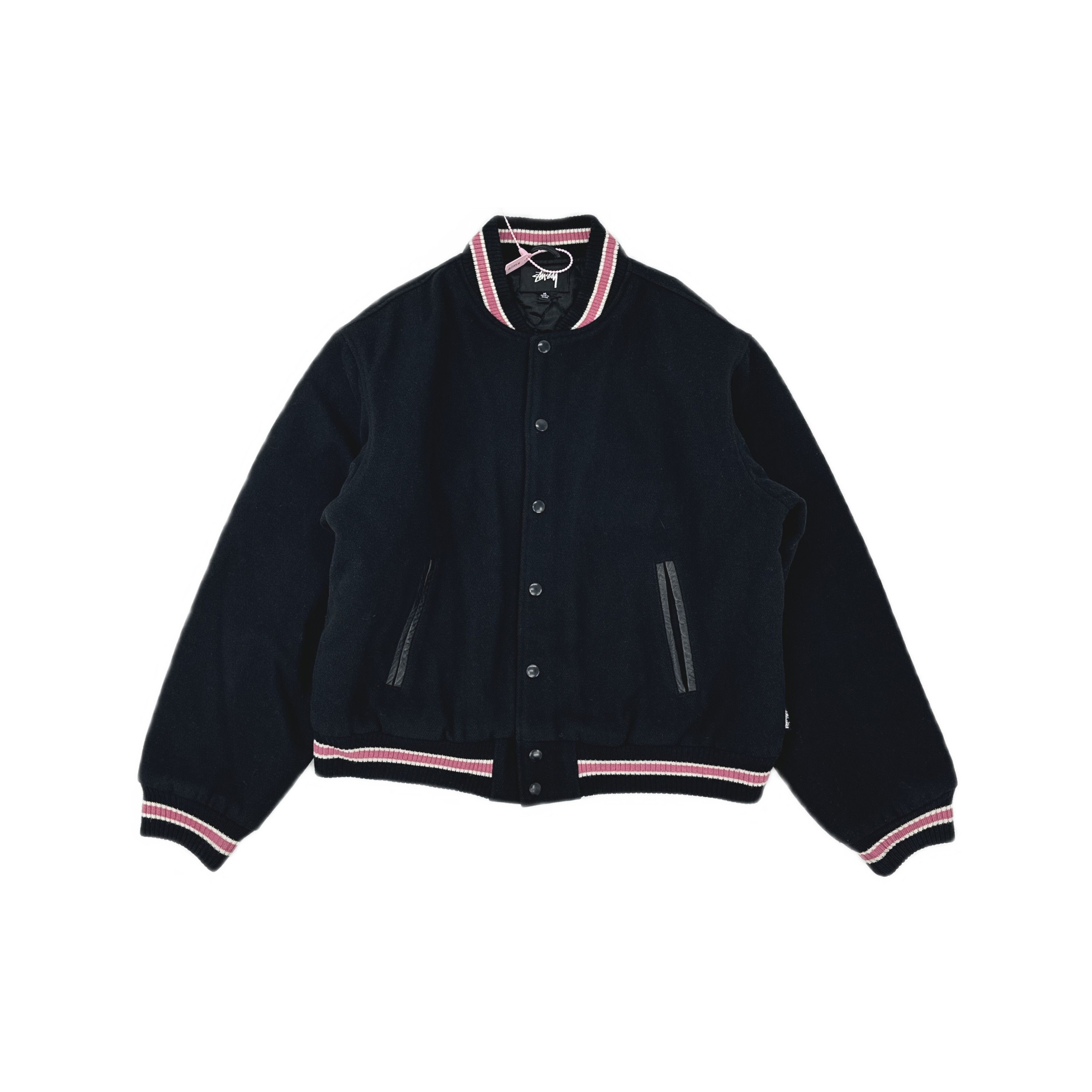 Stussy Stussy Graffiti Embroidery Varsity Jacket Size M Size US M / EU 48-50 / 2 - 1 Thumbnail