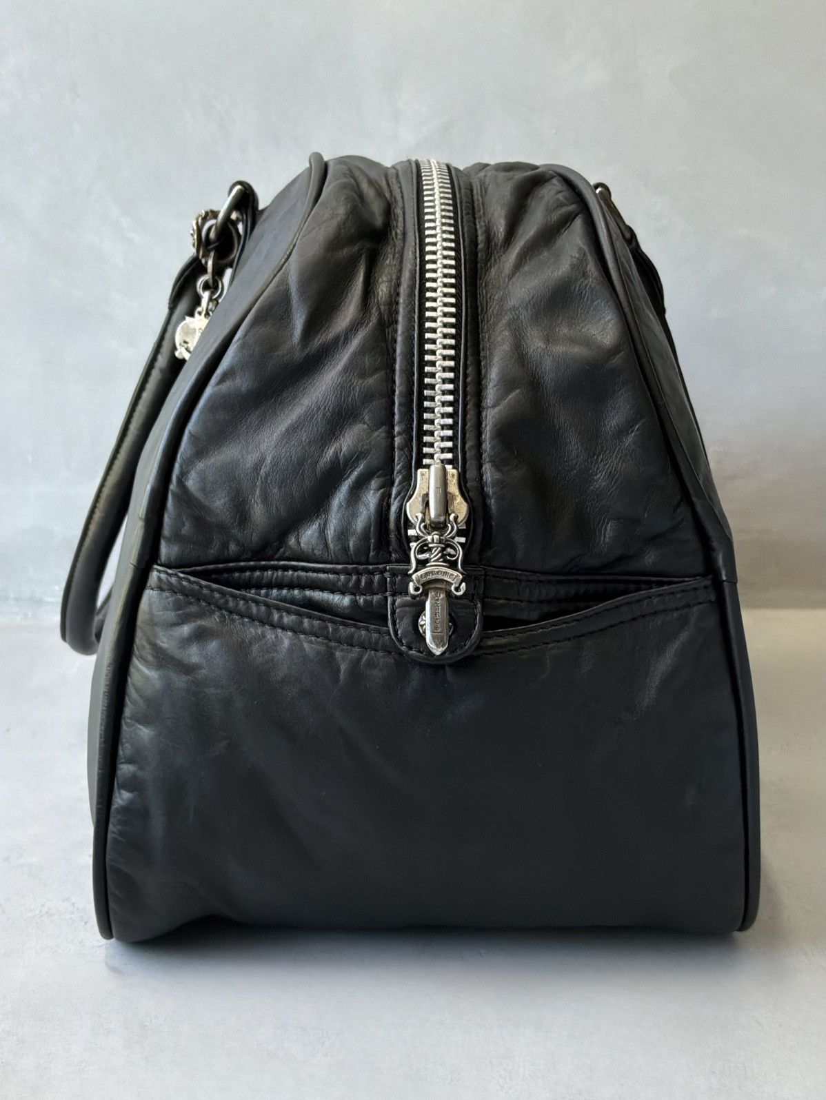 Chrome Hearts 90s Chrome Hearts - Cross Patch & Embellished 925 Bowler Bag Size ONE SIZE - 8 Thumbnail