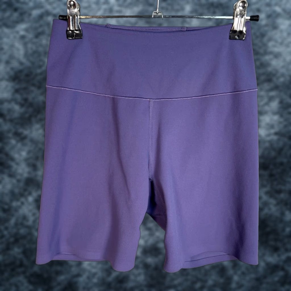 Uniqlo Uniqlo Airism Womens Size Small Purple Biker Shorts Athletic Gym Activewear Size 28" / US 6 / IT 42 - 1 Thumbnail