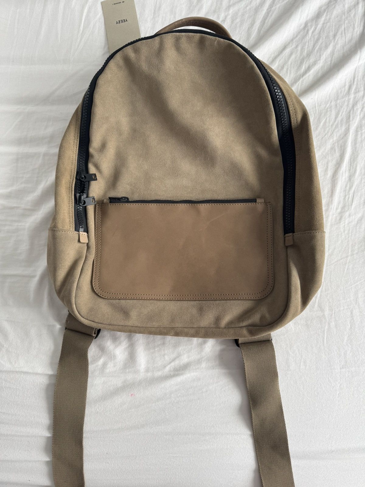 Yeezy BNWT Yeezy Season 1 Suede/Leather Backpack Size ONE SIZE - 2 Thumbnail