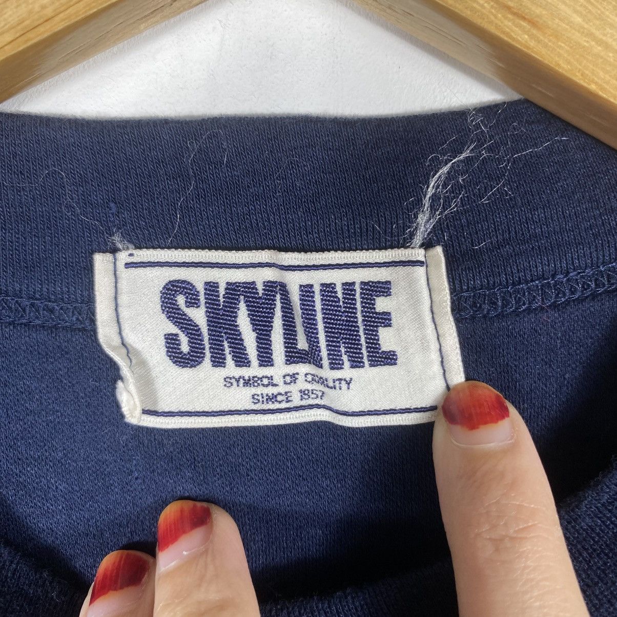 Japanese Brand Vintage 80's MR & MS SKYLINE Japan Tee Shirt Free Size Size US M / EU 48-50 / 2 - 6 Thumbnail