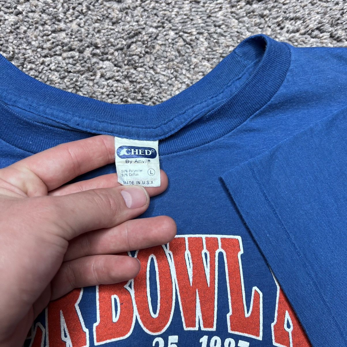 NFL Vintage 1986 NFL Denver Broncos AFC Champions Graphic TShirt Size US L / EU 52-54 / 3 - 4 Thumbnail