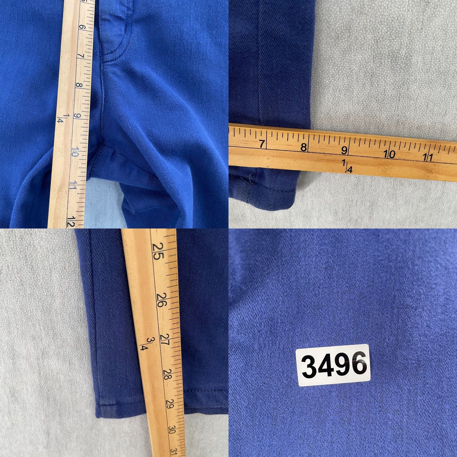 Armani Armani Collezioni Pants 31 Blue Chino Jeans Stretch Straight Fit Mens Size US 31 - 9 Thumbnail