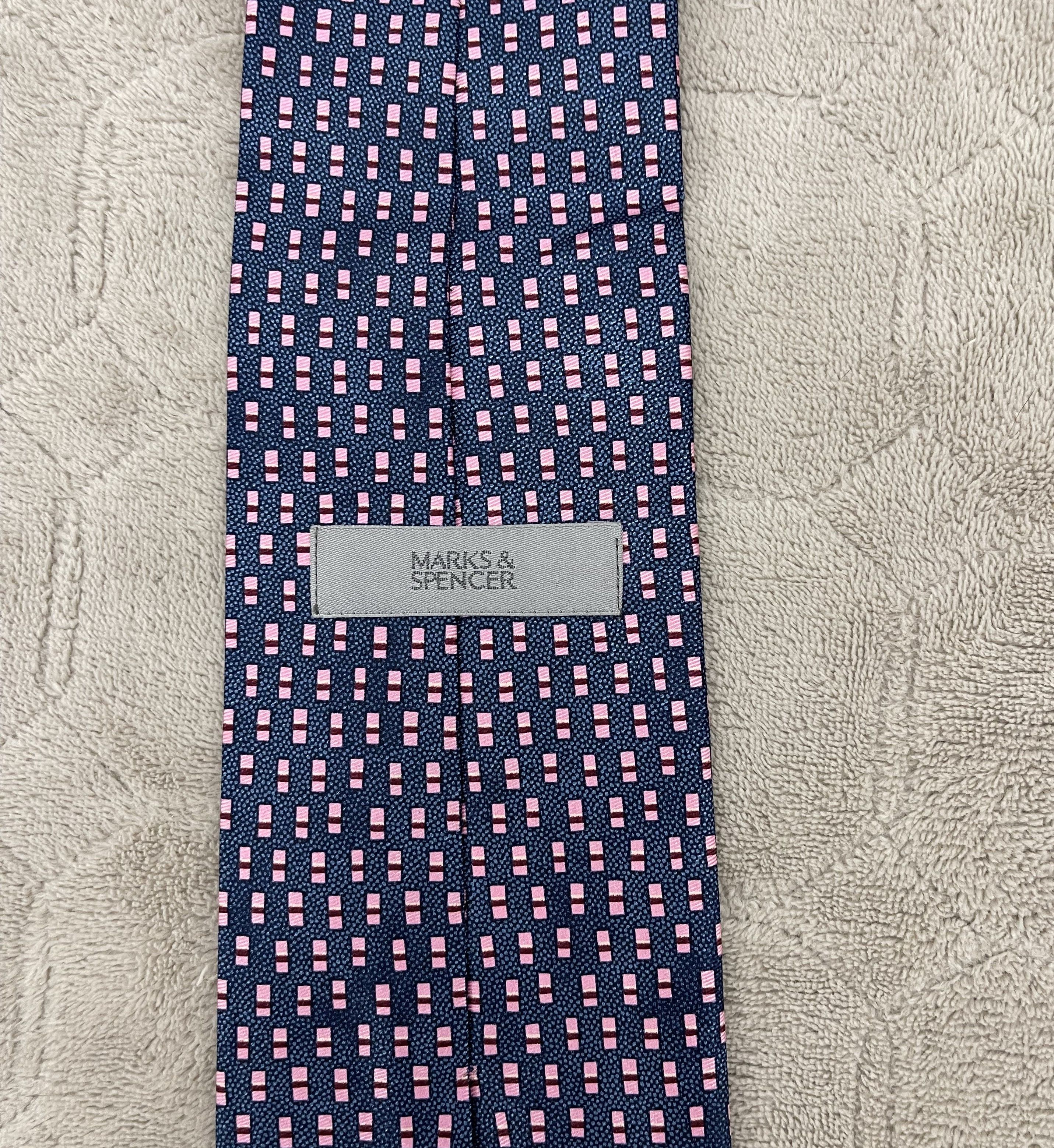 Marks & Spencer × Vintage MARKS SPENCER Vintage Tie Size ONE SIZE - 4 Thumbnail