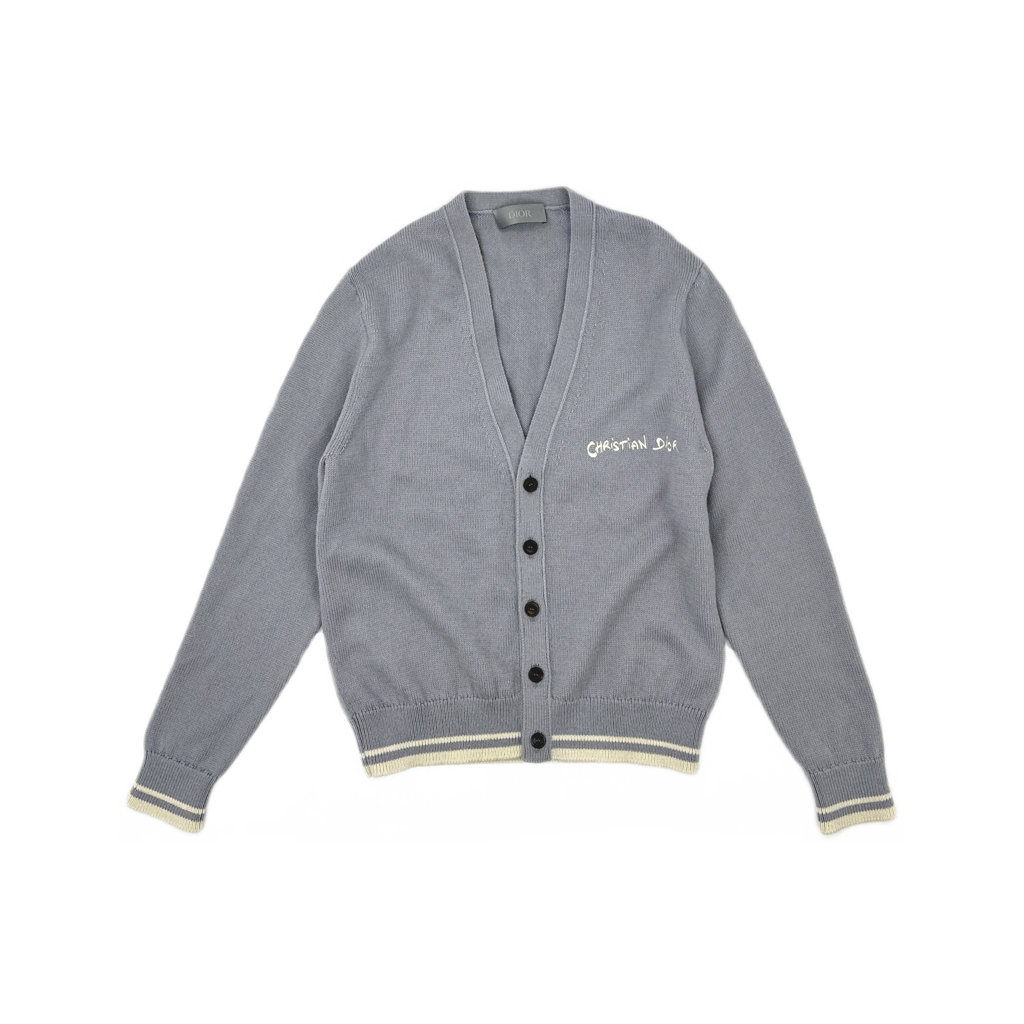 Dior Dior Logo Embroidered Cardigan Size S Size US S / EU 44-46 / 1 - 1 Thumbnail